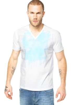 Camiseta Calvin Klein Jeans Estampa Branca