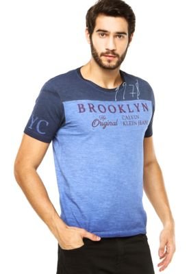 Camiseta Calvin Klein Jeans Azul