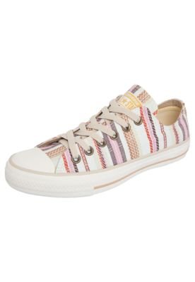 Tênis Converse All Star CT AS Stripes OX Bege