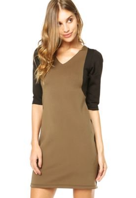 Vestido DAFITI ONTREND Marrom