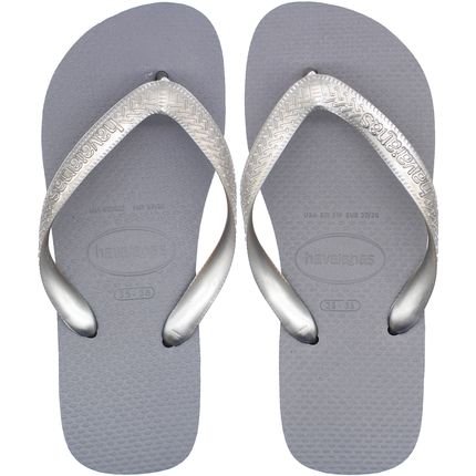 Chinelo de Dedo Havaianas Top Unissex Havaianas Prata - Marca Havaianas