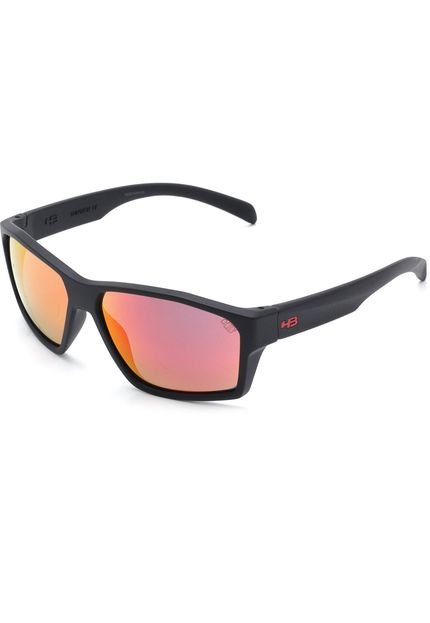 Óculos de Sol HB Stab Preto/Vermelho - Marca HB
