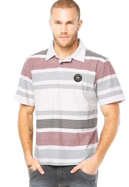 Camisa Polo Hang Loose Stripe Cinza - Marca Hang Loose