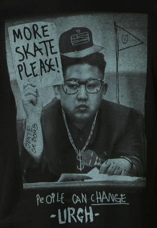 Camiseta Urgh More Skate Preta