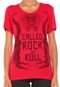 Camiseta Colcci Rock Rosa - Marca Colcci