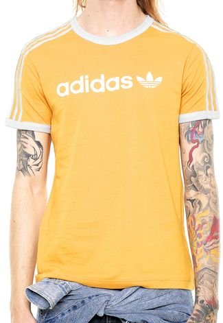 Camiseta adidas Originals Linear Amarela