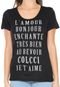 Camiseta Colcci L'amour Preta - Marca Colcci