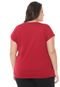 Blusa Cativa Disney Plus Mickey Detalhe Lace Up Vermelha - Marca Cativa Disney Plus