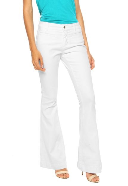 Calça Jeans FiveBlu Básica Branca - Marca FiveBlu