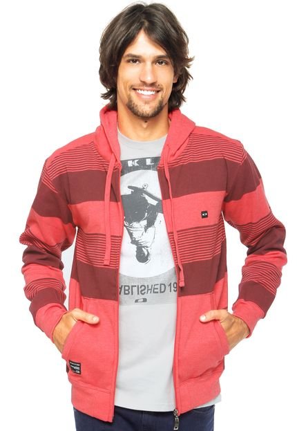 Blusa Moletom Oakley Striped Red Heather - Marca Oakley