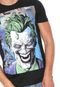 Camiseta Sideway DC Comics Manga Curta Coringa Preta - Marca Sideway DC Comics