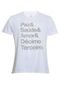 Camiseta Reserva Paz e Saúde Branca - Marca Reserva