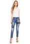 Calça Jeans Desigual Skinny Denim Azul - Marca Desigual
