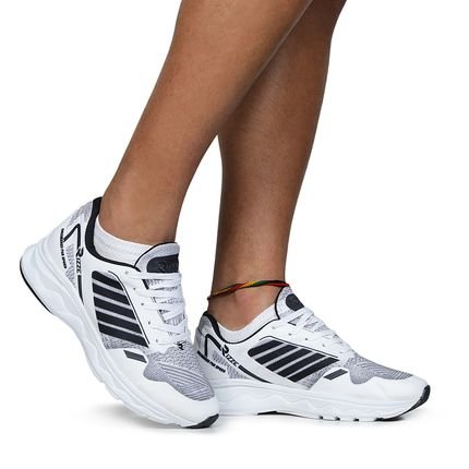 Tenis Masculino Para Corrida Academia Confortável Branco - Marca Lavini Shoes