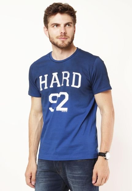 Camiseta Colcci Slim Hard Azul - Marca Colcci