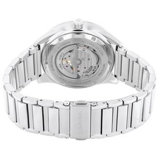 Relógio Calvin Klein Automático Masculino Aço Prateado 25200387