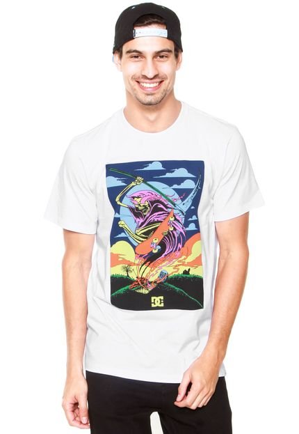 Camiseta DC Shoes Midnight Ripper Branca - Marca DC Shoes
