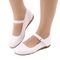 Sapato Sapatilha Boneca Fechado Confort Branco - Marca PariShoes