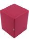 Puff Cubo Madeira Pop Rosa  Stay Puff - Marca Stay Puff