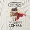 Camiseta Feminina Hero Coffee - Off White - Marca Studio Geek 