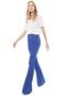 Calça Jeans Triton Flare Básica Azul - Marca Triton