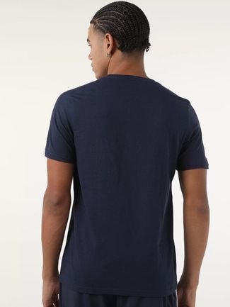 Camiseta adidas Sportswear Logo Azul-Marinho IA4005