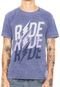 Camiseta Ride Skateboard Manga Curta Tonal Azul - Marca Ride Skateboard