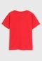 Camiseta Marisol Infantil Lisa Vermelha - Marca Marisol