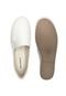 Slip On Piccadilly Liso Branco - Marca Piccadilly