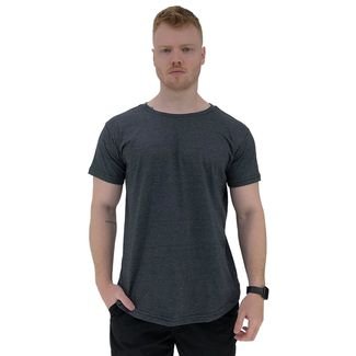 KIT 2 Camiseta PRETA T-SHIRT Casual 100% Algodão Penteado