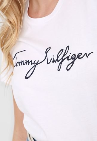 Camiseta Tommy Hilfiger Paisagem Logo Gráfico