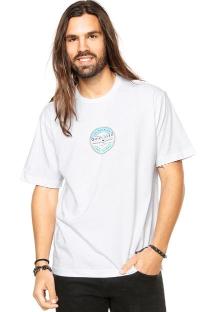 Camiseta Quiksilver Frizbee Branco - Marca Quiksilver