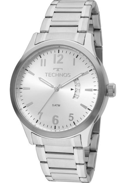 Relógio Technos 2115KTN/1K Prata - Marca Technos 