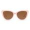 Óculos de Sol Gatinho Vivara em Acetato Nude - Marca Vivara