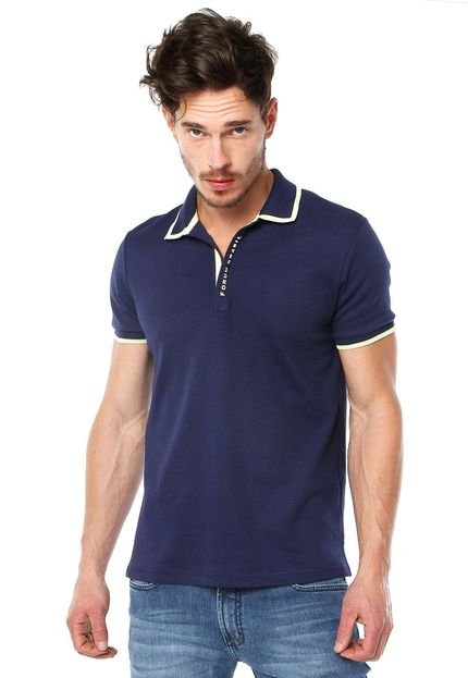 Camisa Polo Forum Muscle Basic Azul - Marca Forum