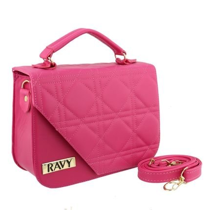 Bolsa Pequena Transversal  Ravy Store Bolsinha de Ombro Pink - Marca RAVY STORE