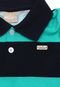 Camisa Polo Milon Menino Listrada Verde/Preta - Marca Milon