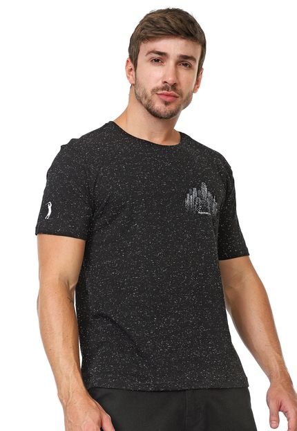 Camiseta Aleatory Estampada Preta - Marca Aleatory