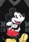 Blusa Disney Menina Mickey Preta - Marca Disney