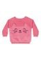 Conjunto Blusão e Calça em Moletom para Bebê Menina Quimby Rosa Pink - Marca Quimby