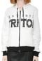 Moletom Aberto Triton Lettering Off-White - Marca Triton