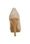 Peep Toe Raphaella Booz Meia Pata Renda Bege - Marca Raphaella Booz