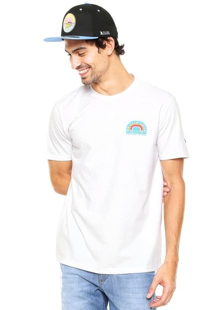 Camiseta New Era Ne Like Beach Ny Branca - Marca New Era