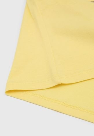 Camiseta GAP Infantil Meninas Amarela