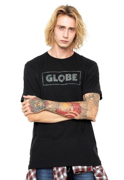 Camiseta Globe Camo Preta - Marca Globe