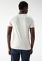 Camiseta GAP Slim Logo Off-White - Marca GAP