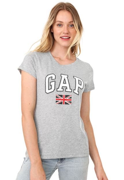 Blusa GAP Logo Cinza - Marca GAP