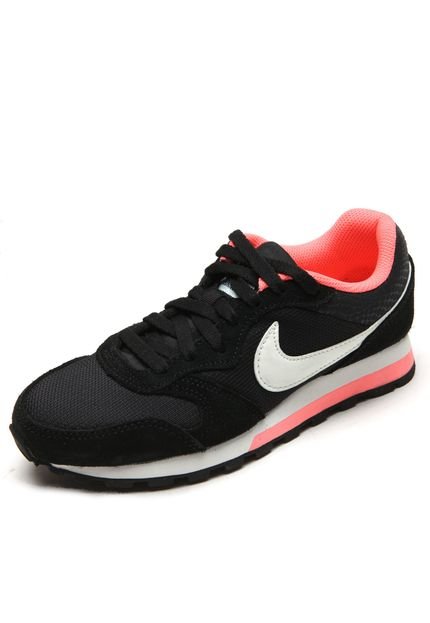 Tênis Nike Sportswear Md Runner 2 Preto/Rosa - Marca Nike Sportswear