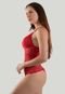 Kit Robe e Body de Renda Feminino Sexy Vermelho - Marca Rioutlet