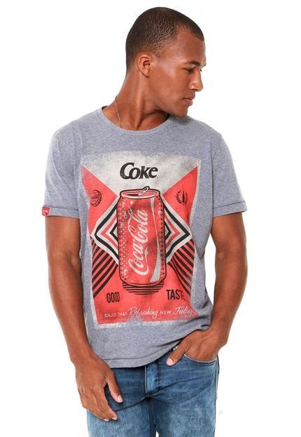 Camiseta Coca Cola Jeans Good Taste Cinza - Marca Coca-Cola Jeans